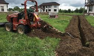 Копка траншей для водопровода в Новокуйбышевске: цена за метр от 930 руб.